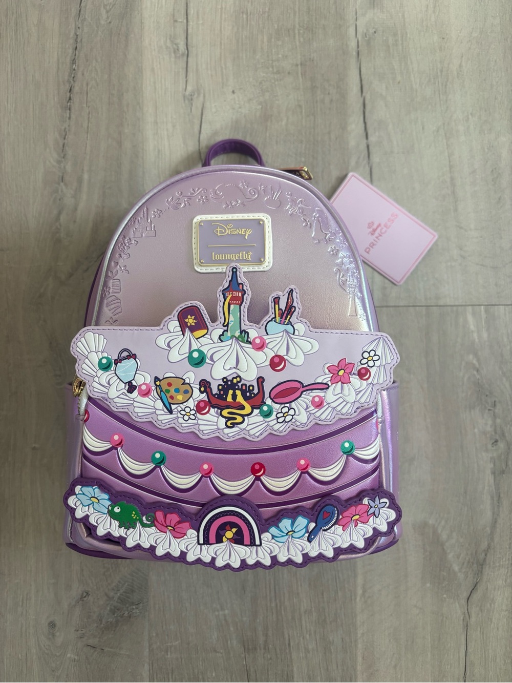 Disney Loungefly Tangled Princess Cake Mini Backpack